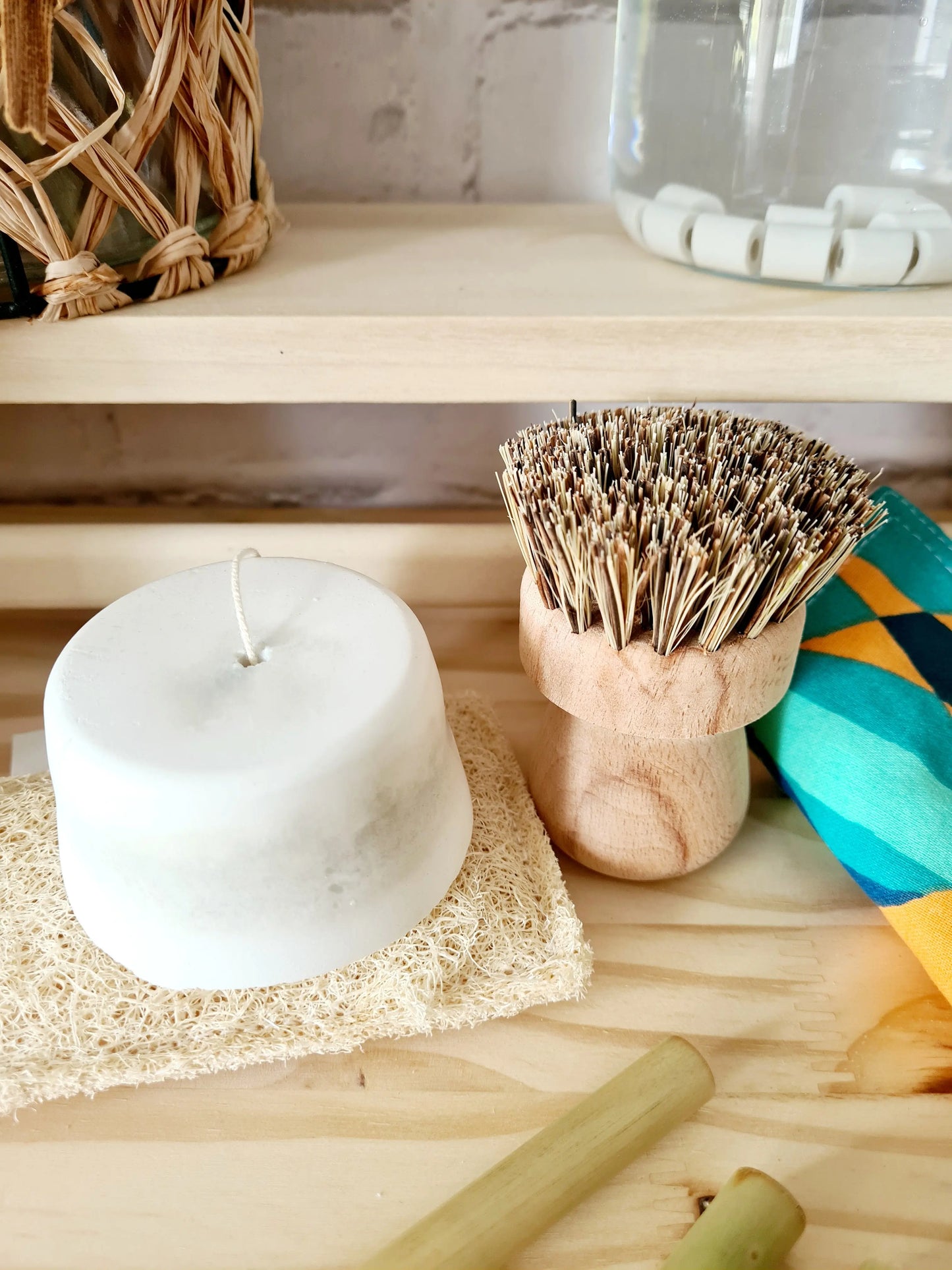 Brosse à vaisselle en bois de hêtre
