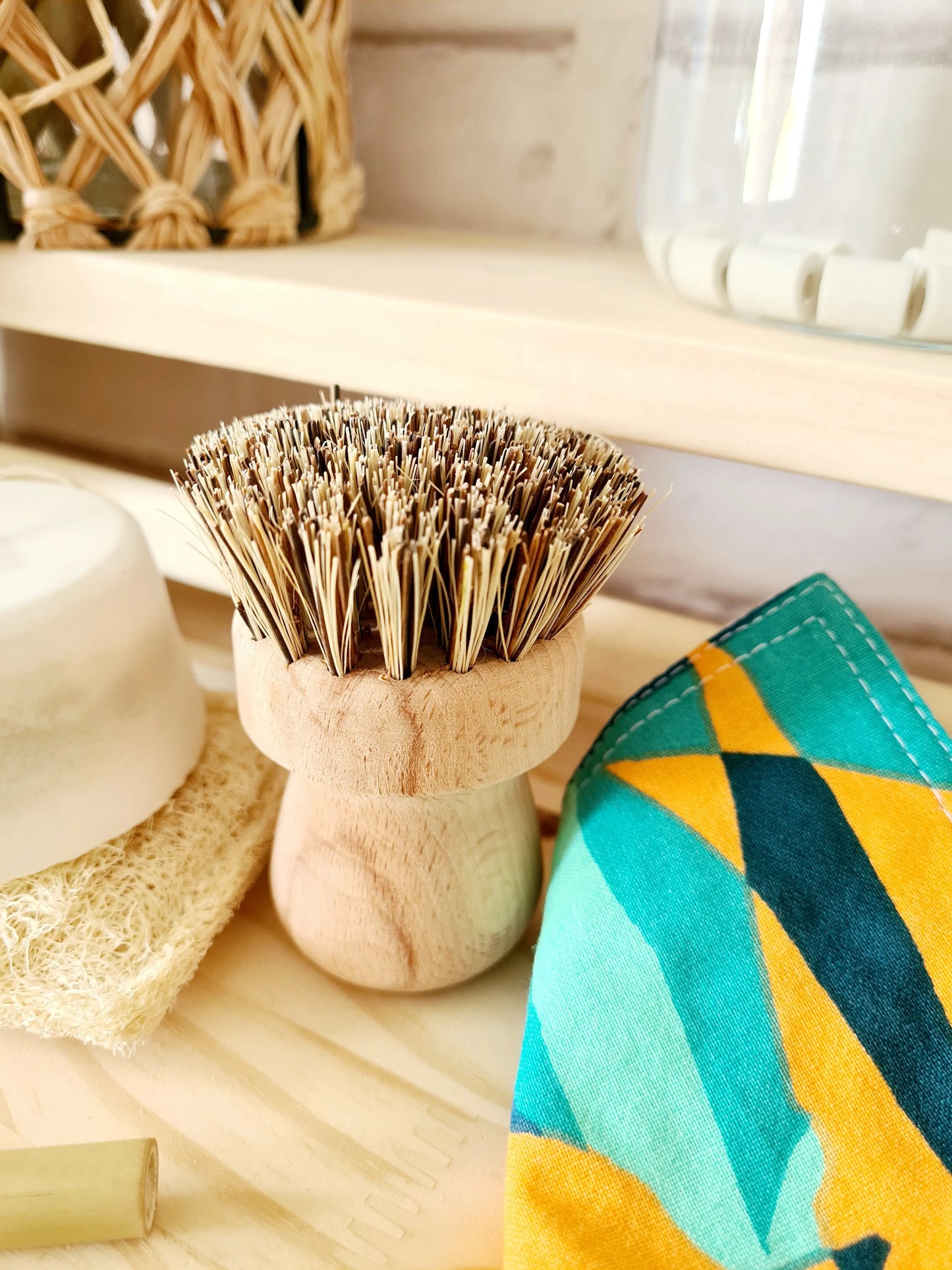 Brosse à vaisselle en bois de hêtre