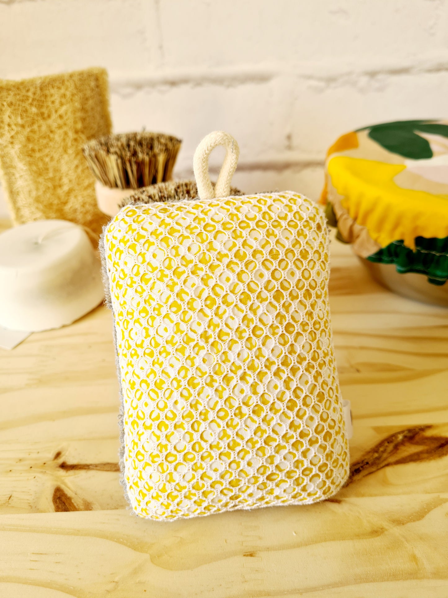 Eponge grattante - Jaune