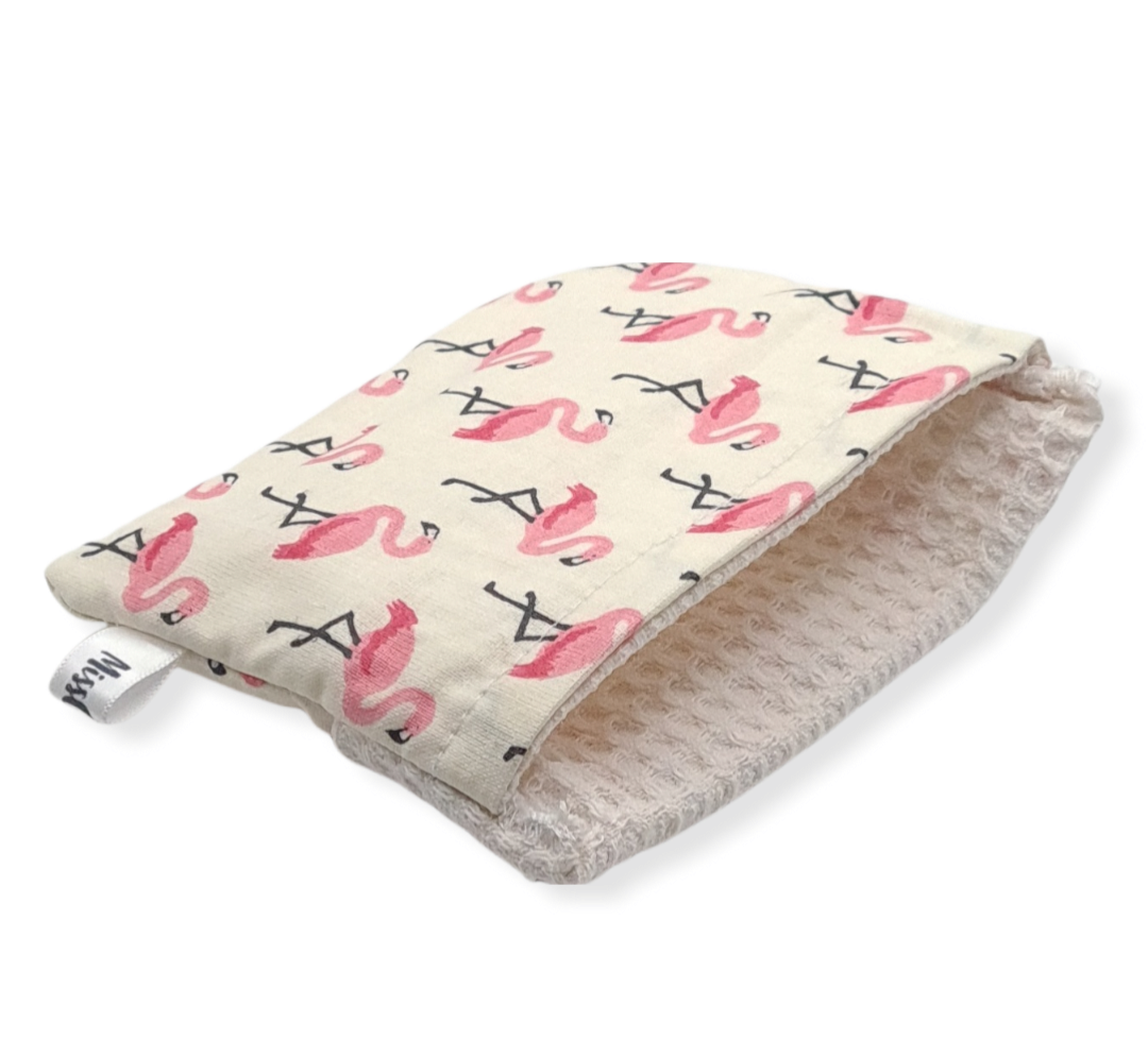 Pochette savon - Flamants Rose