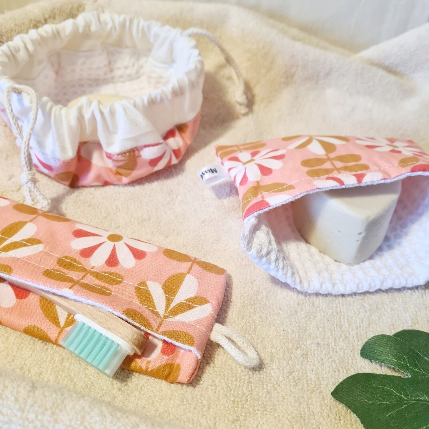 Pochette savon - Seventies Rose