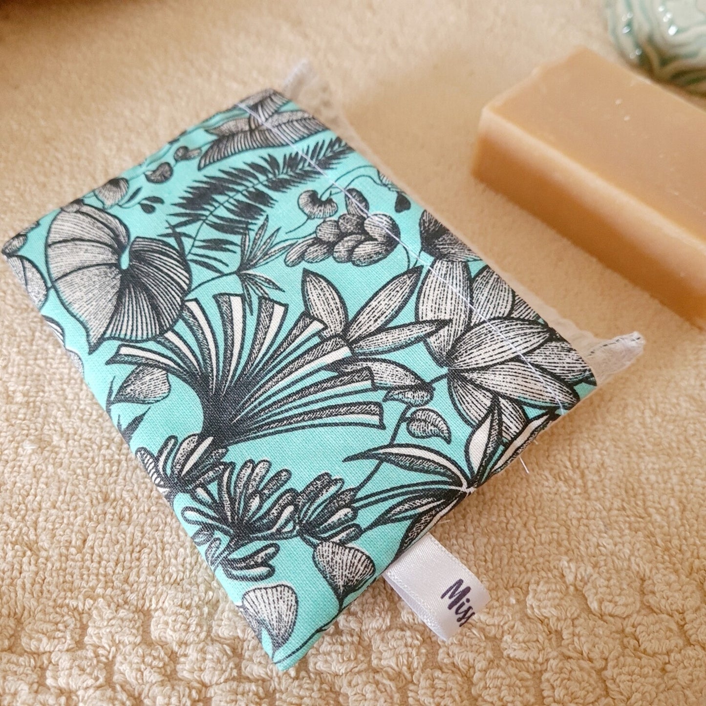 Pochette savon - Yucatan aqua