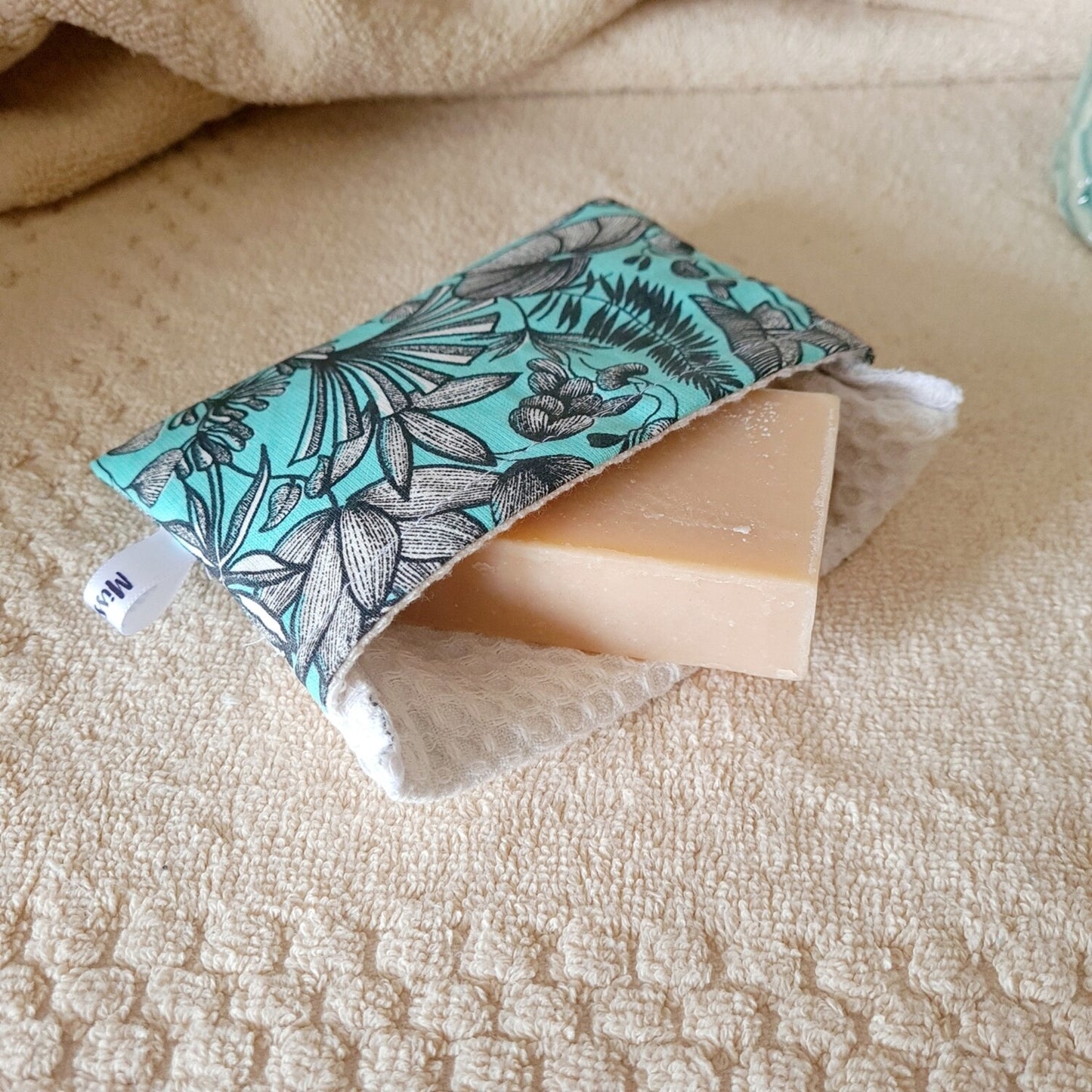Pochette savon - Yucatan aqua