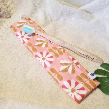 Pochette Brosse à Dents XL - Seventies Rose