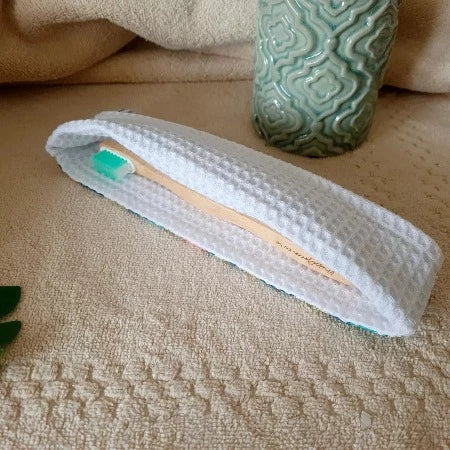 Pochette Brosse à dents XL - Seventies vert interieure
