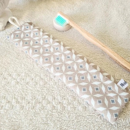 Pochette brosse à dents XL - Taupe