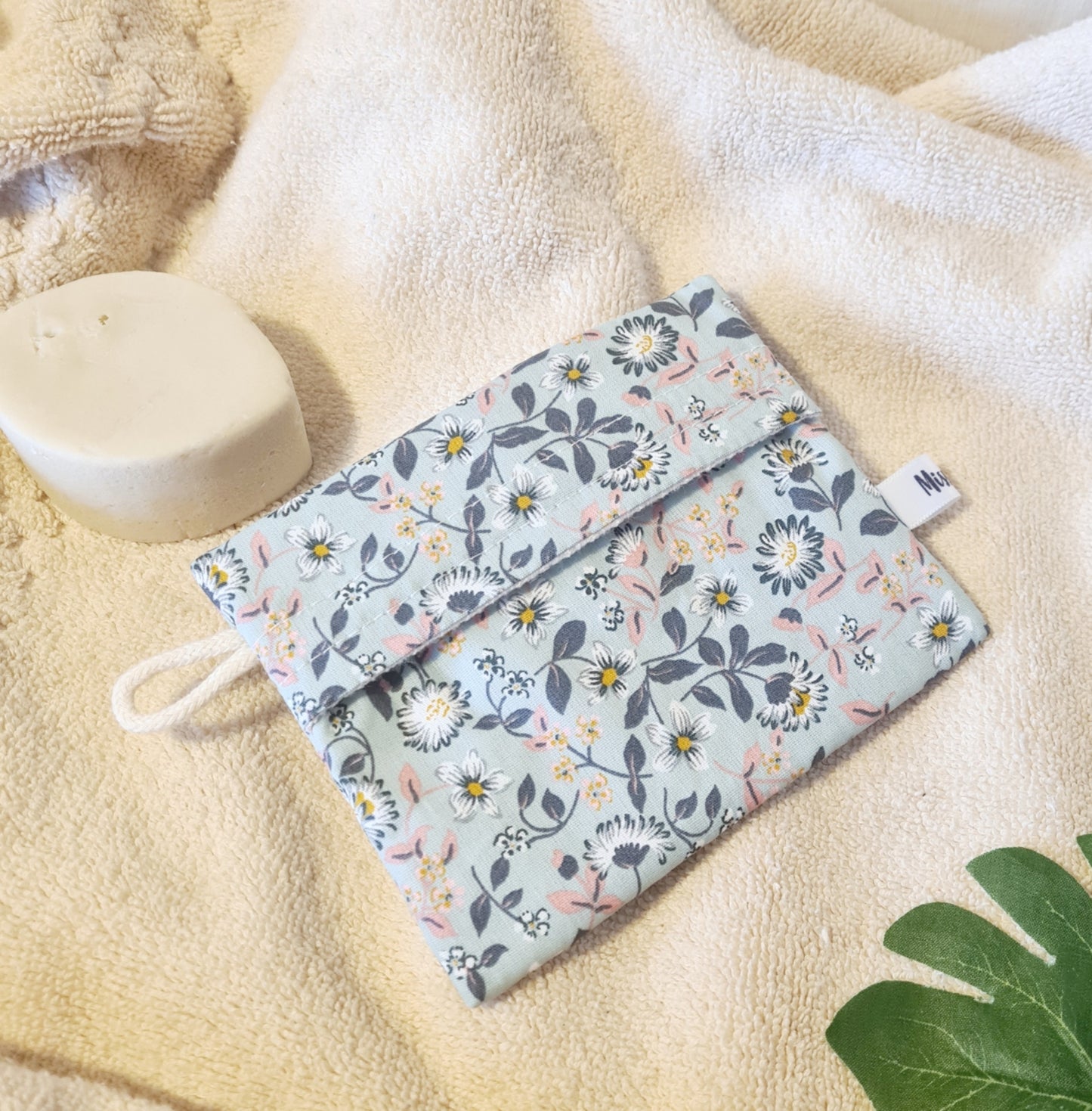 Pochette imperméable - Flora turquoise MissGreen