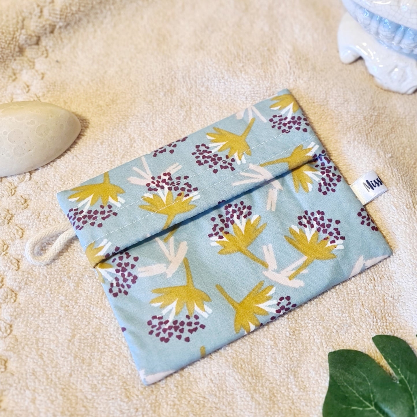 Pochette imperméable - Pistil turquoise MissGreen