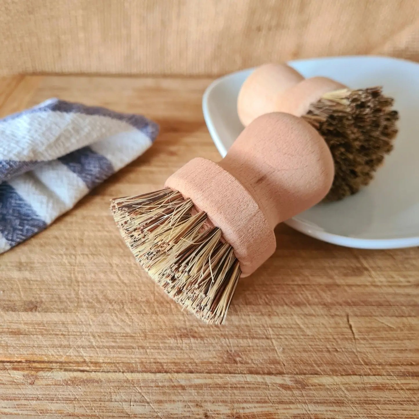 Brosse à vaisselle en bois de hêtre