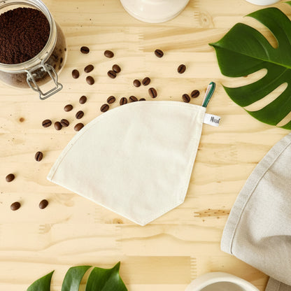 Filtre a cafe lavable et reutilisable en coton de taille 4 MissGreen
