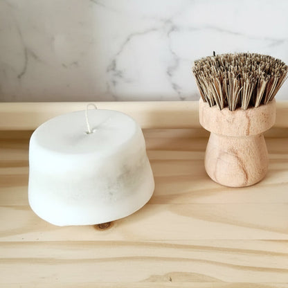 Brosse a vaisselle ronde et ergonomique en bois de hetre MissGreen