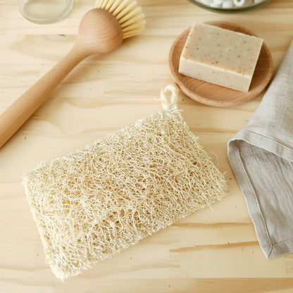 Éponge luffa naturelle et végétale pour vaisselle zéro déchet MissGreen