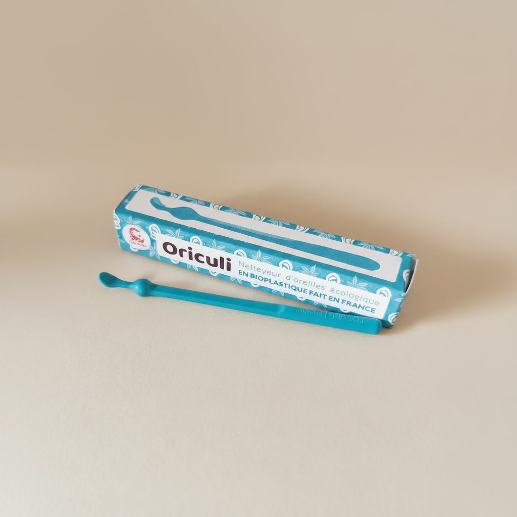 Cure-oreilles Oriculi réutilisable en bois de hêtre naturel et huile de lin fabriqué en France