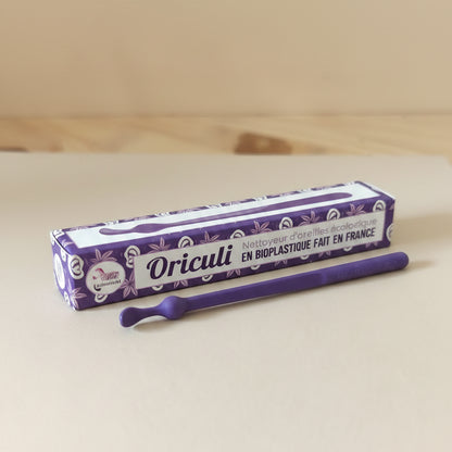 Cure-oreilles Oriculi réutilisable en bois de hêtre naturel et huile de lin fabriqué en France