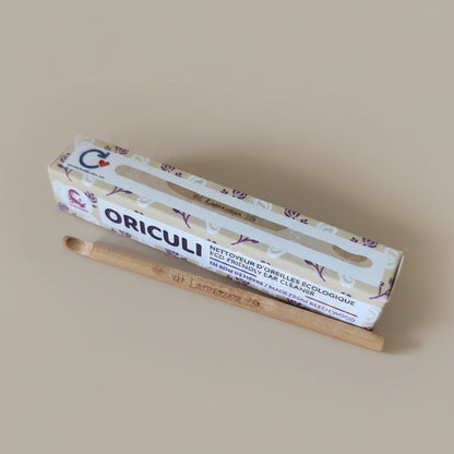 Cure-oreilles Oriculi réutilisable en bois de hêtre naturel et huile de lin fabriqué en France