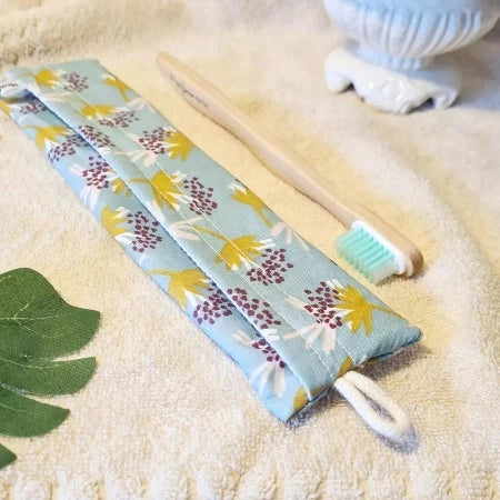 Pochette Brosse à dents XL - Pistil Turquoise 