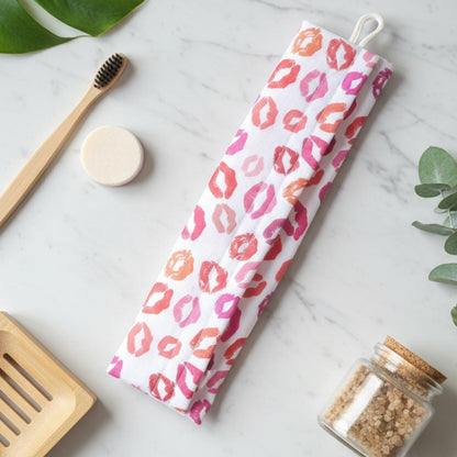 Pochette brosse à dents imperméable Bisous