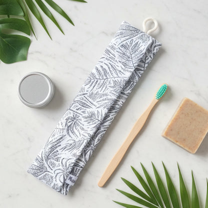 Pochette brosse à dents imperméable palmiers