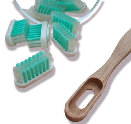 Brossette pour brosse a dents tête à clac