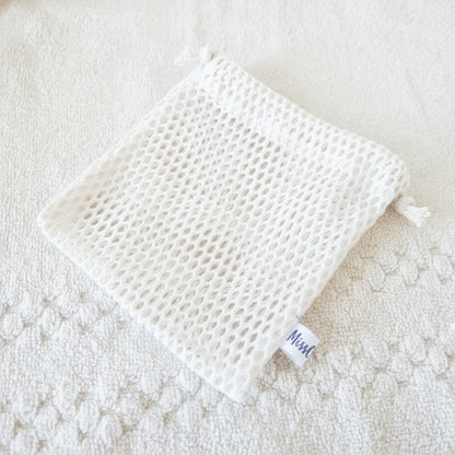 Filet sauve-savon en coton bio avec double cordon de serrage MissGreen